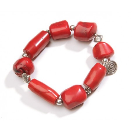 Pulsera de coral del pacífico