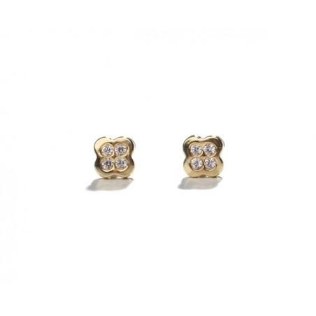 Pendientes de oro de 18K