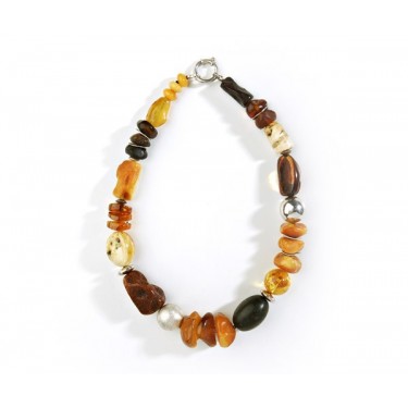 Collar de ámbar del Báltico
