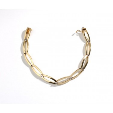 Pulsera de oro dos piezas