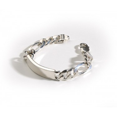 Pulsera de plata identidad