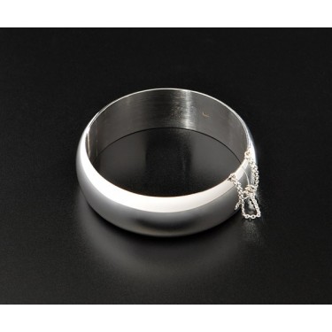 Pulsera de plata - Esclava de media caña