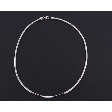 Collar plata brillo y mate