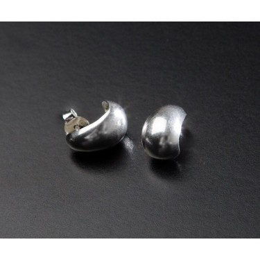 Pendientes de plata forma de gota