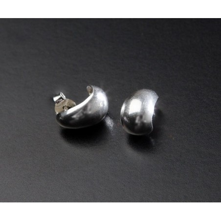 Pendientes de plata forma de gota